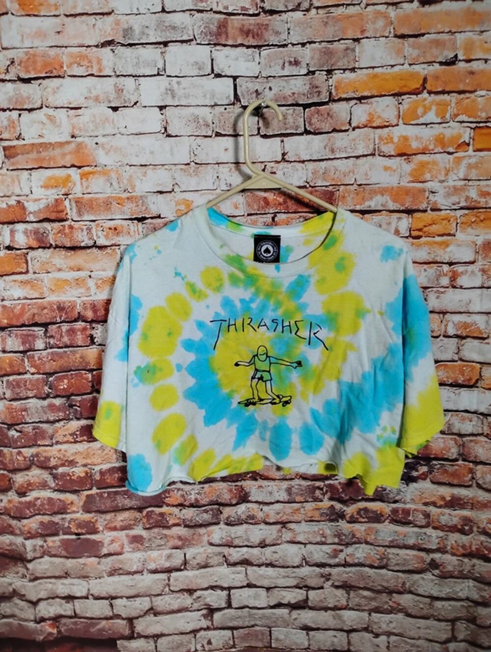 Thrasher Tie Dye Crop Top